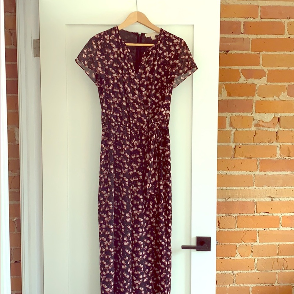 MICHAEL Michael Kors Black Floral Jumpsuit